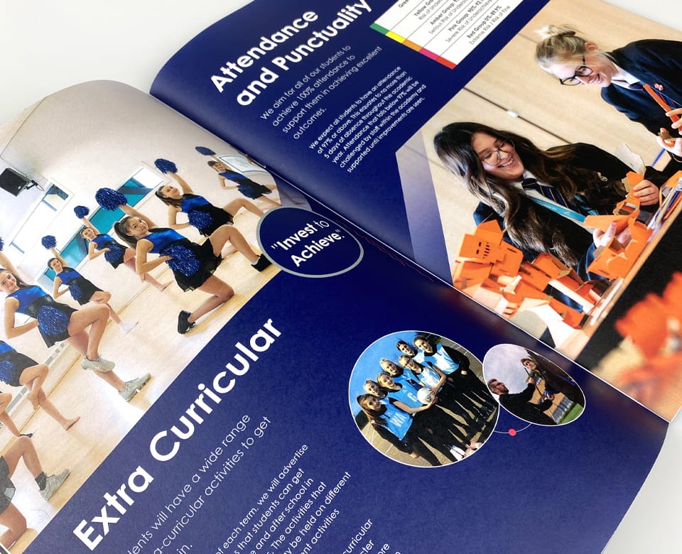 Print for Schools Brochures - Transition Booklets