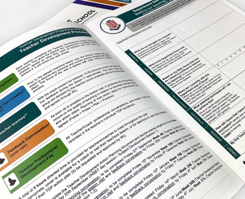 Print for Schools Handbooks