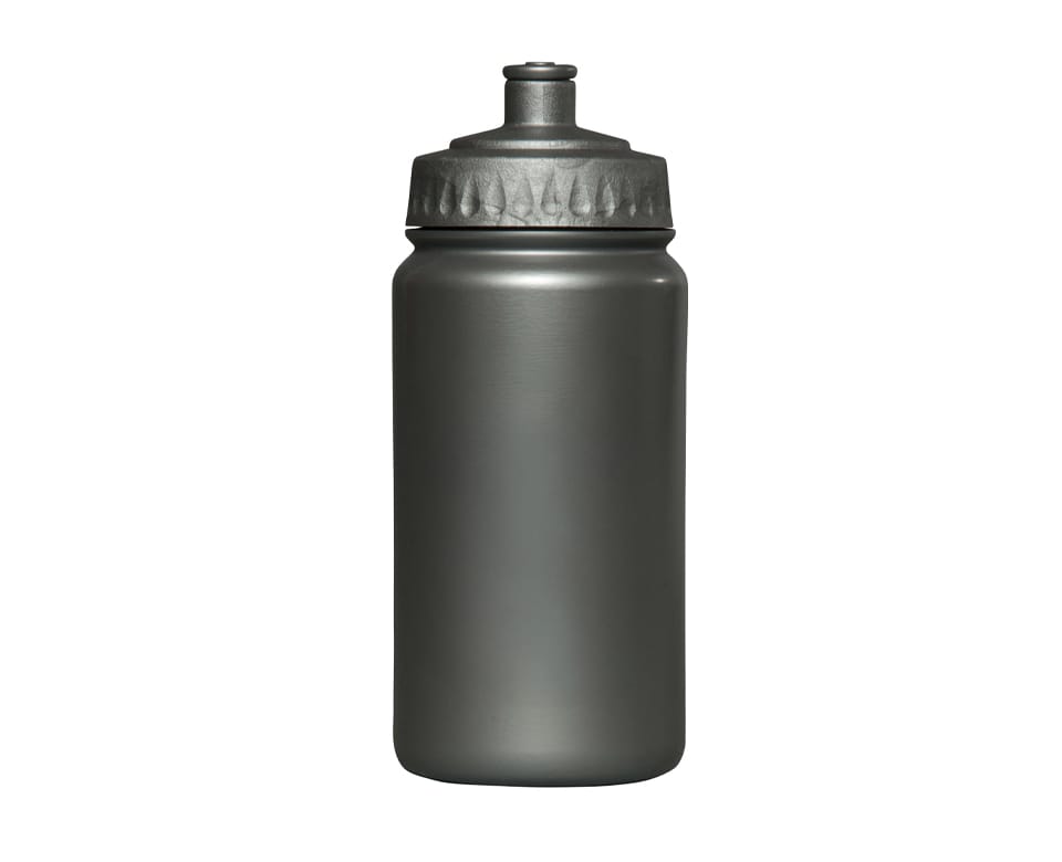 Promotional School Water Bottle Silver metallic